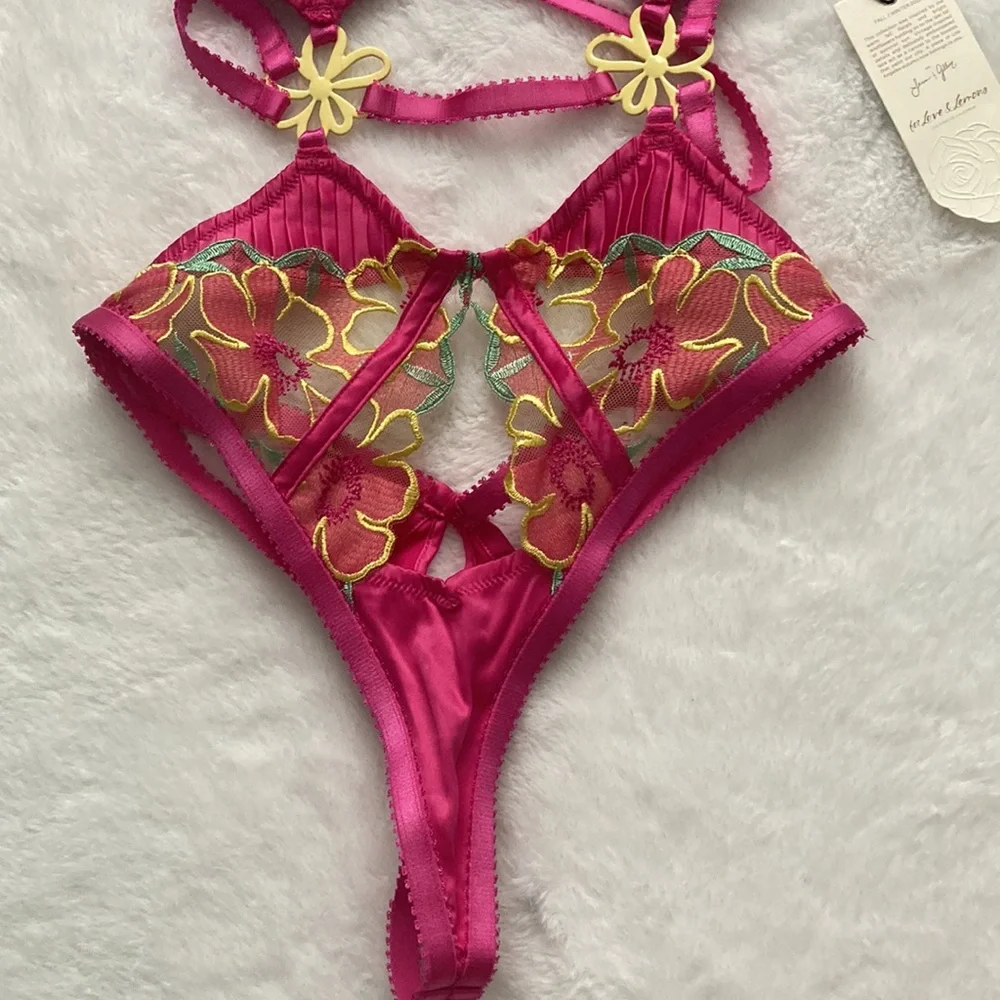 Pink Lingerie Body Suit 💕 - Picture 3 of 12